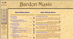 Desktop Screenshot of bardon-music.com