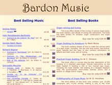 Tablet Screenshot of bardon-music.com